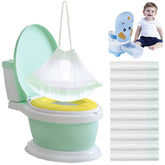 Anyumocz disposable potty chair liner 100-pack protects clean chairs at home.