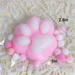 anztqiuu cat paw squishy toy bright colors for tactile fidgeting and focus.