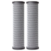AO Smith 2.5x10 carbon wrap sediment filter close-up for finer particle capture.