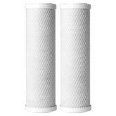 AO Smith 25x10 5-micron sediment filter pack improves water clarity for the entire home.