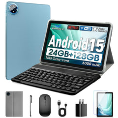 Aobante tablet front view with keyboard for portable productivity