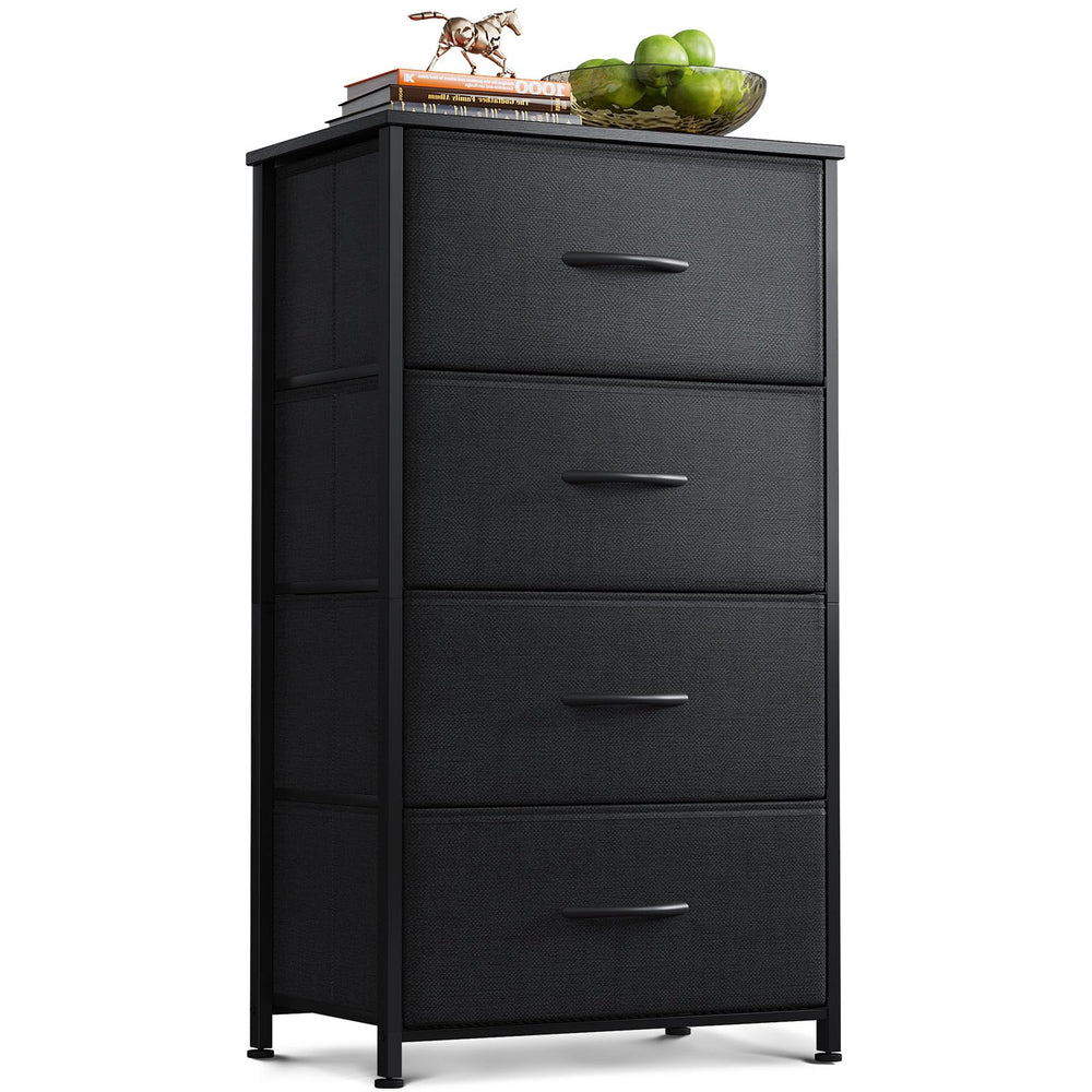 AODK dresser steel frame close-up shows durable construction for small spaces.