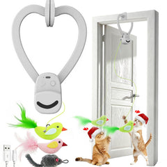 Aoioploa clip-on door-frame toy for space-saving indoor cat play