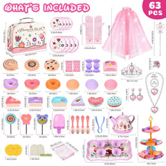 Aojieni dainty jewelry set adds sparkle to pretend play for little princesses