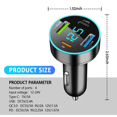 Aokdom charger with ambient blue light helps locate ports at night and adds ambiance.