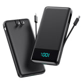 AONIMI 13800mAh portable charger front view powers iPhone and Android devices on the go.