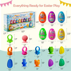 AONTESS Easter eggs surprise package showcasing premium fidgets inside.