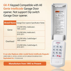 Aooashet Genie remote for multi-opener control from your car