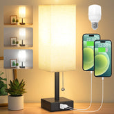 aooshine bedside lamp shows three color temperatures for warm, neutral, and cool light, ideal for evenings.