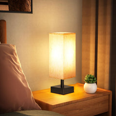 Aooshine nightstand light with easy on/off switch for quick use.