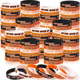 Aoriher basketball bracelets orange design boosts team spirit for giveaways