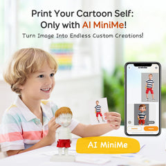 AOSEED X-MAKER JOY AI+ enclosed design with smart app control boosts safety during printing.
