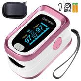 Aosenwell pulse oximeter fingertip with 4 data display for quick readings