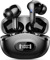 AOSRAU wireless earbuds case with dual LED display for battery status at a glance