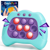 AOTIBO Fast Push Machine front view in blue-purple for portable play and quick focus