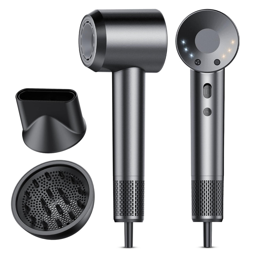 Aowoka Hair Dryer with high-speed motor for rapid drying.