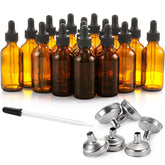 AOZITA amber glass dropper bottle 60ml for precise essential oil application.