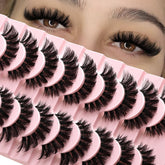 APCYUST Lashes wispy cluster design adds depth for daily wear