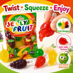 Apexy Jelly Fruit apple tangy fresh bite that kids enjoy.