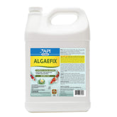 API POND ALGAEFIX bottle pouring to treat pond algae.