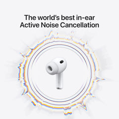 Apple AirPods Pro 3 close-up of ear tips in multiple sizes for a secure fit.