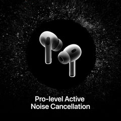 Apple AirPods Pro in use with transparency mode for ambient awareness.