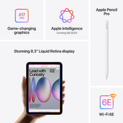 Apple iPad mini back camera 12MP captures sharp photos and 4K videos.