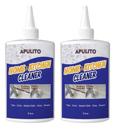 APULITO cleaner gel application on bathroom surfaces targets stains without scrubbing.