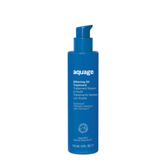Aquage SeaExtend Silkening Oil Treatment bottle pour for easy application and shine
