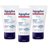 Aquaphor Baby Healing Ointment tubes in a 3-pack for diaper rash relief