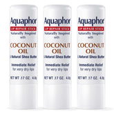 Aquaphor Lip Repair Stick packaging highlights compact portability.