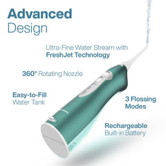 Aquasonic travel bag accessory supports convenient on-the-go dental care.