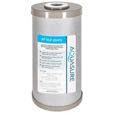 Aquasure Fortitude V2 sediment filter assembly reduces particles for cleaner water