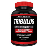 Arazo Nutrition Tribulus Terrestris 1500mg capsules bottle for energy support during workouts