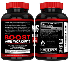 Arazo Nutrition Tribulus Terrestris 180 capsules pack highlighting value and long-term use