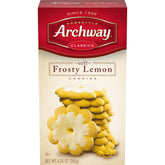 Archway lemon cookie with soft texture and frosty icing, ideal for tea time.