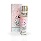 Ard Al Zaafaran Yara roller bottle front, portable fragrance for on-the-go use.