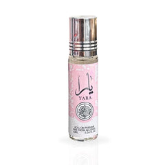 Ard Al Zaafaran Yara roller floral-heart image showcases jasmine and rose for elegance.