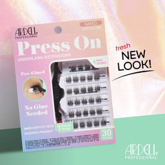 Ardell pre-glued underlash clusters eliminate glue mess for quick application