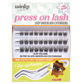 Ardell Winks press-on lashes kit for quick, natural enhancement.