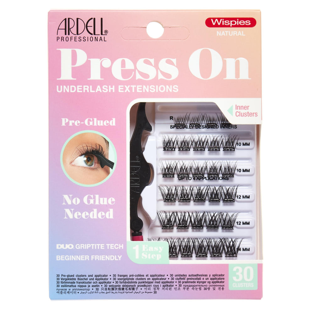 Ardell Wispies Natural packaging for quick at home lash prep