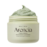 ARENCIA Korean Rice Mochi Cleanser bottle shows a gentle daily cleanse for moisturized skin.