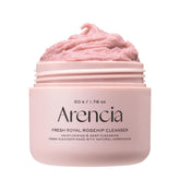 ARENCIA Rosehip Brightening Rice Mochi Face Cleanser bottle for gentle daily cleansing.
