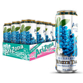 AriZona Blueberry White Tea can front view for quick on-the-go refreshment.