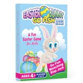 Arizona GameCo Easter Bunny Go Fish deck cover with bright pastel Easter art for kids