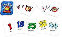 Arizona GameCo Smack It! cards in play promote quick thinking and fast reflexes.
