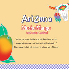 Arizona Mucho Mango refreshing on the go, perfect daily hydration.