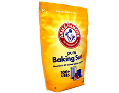 Arm & Hammer baking soda in fridge or trash can to neutralize odors.