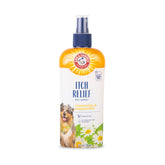 Arm & Hammer for Pets Itch Relief Spray bottle on dog's coat for itch relief between baths