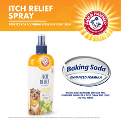 Arm & Hammer for Pets Itch Relief Spray used during grooming for quick comfort